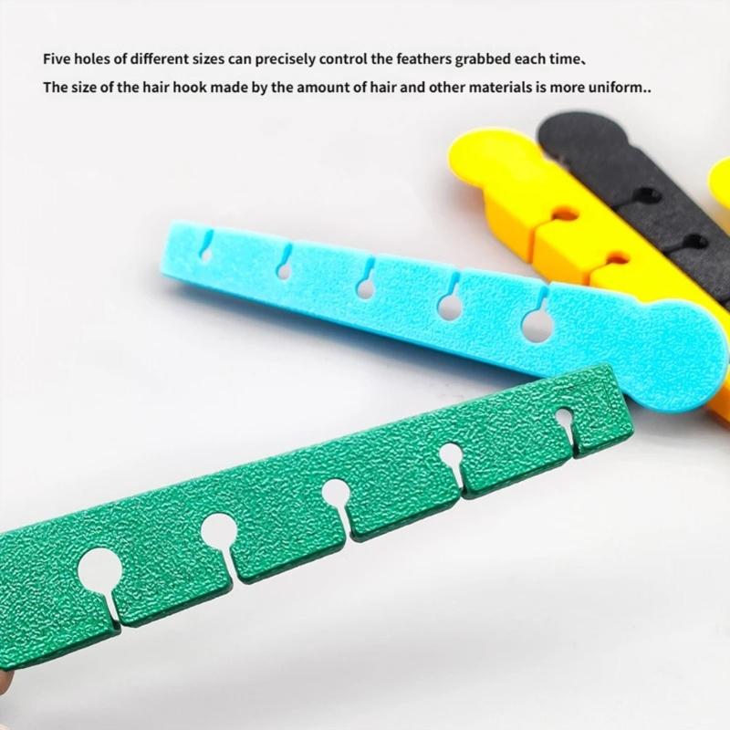 5 Hole Stacking Tool With Precise Control Fly Tying Tool Feather Holding Tool For Easy Thread Insertion Easy to Use