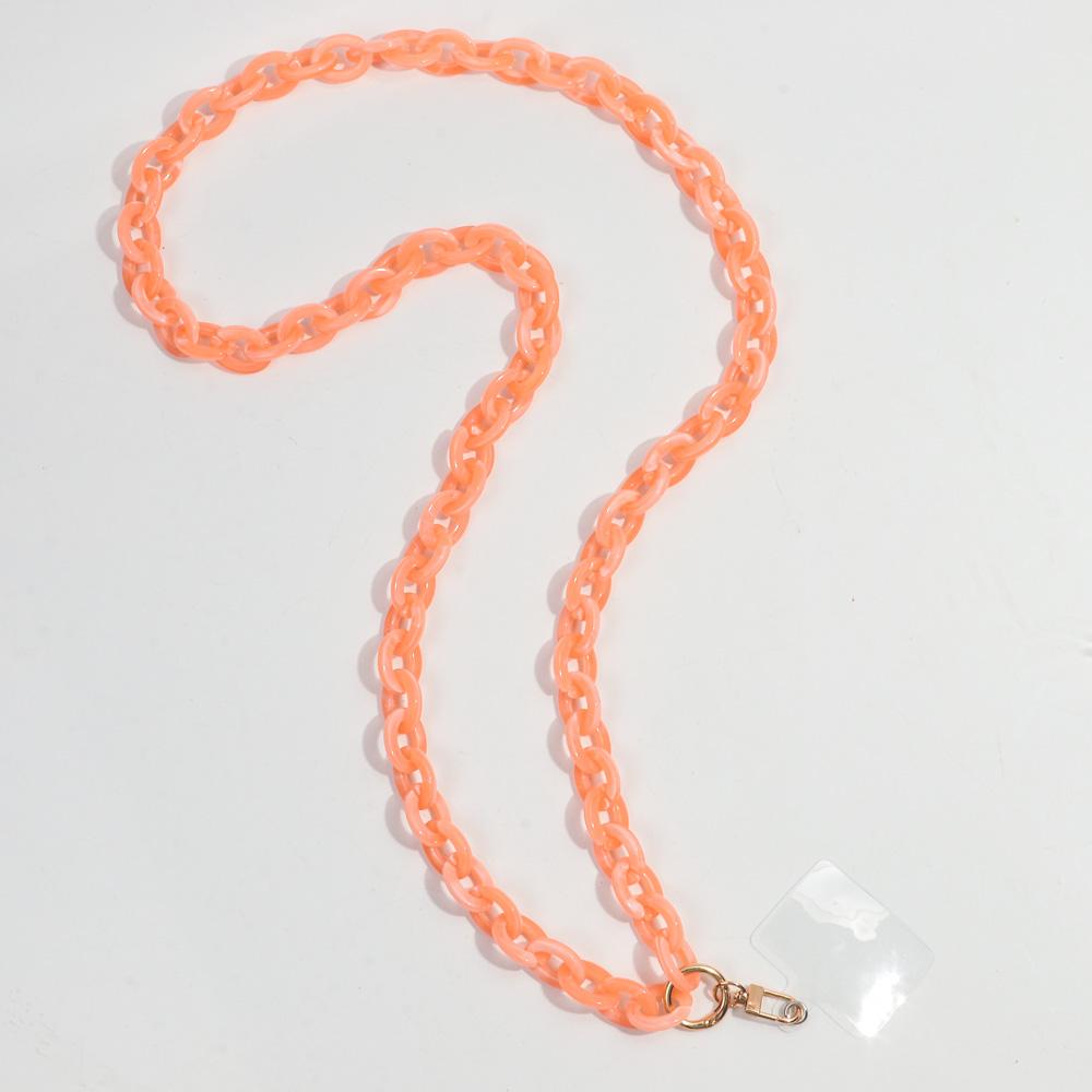 120cm Anti-Lost Colorful Acrylic Phone Chains for Women Portable Rope Neck Strap Cell Phone Chain Accessories Gifts Outdoor