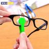 Mini cepillo de microfibra de dos caras para gafas de sol, cepillo para gafas, limpiador de gafas, cepillo limpiador de gafas