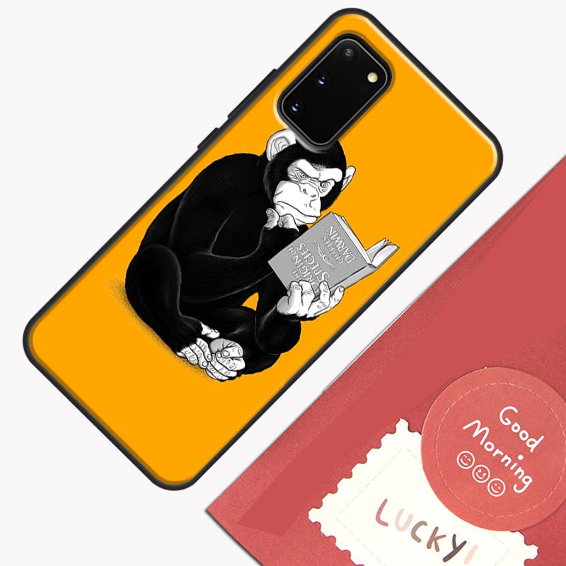 

Cartoon Monkey Phone Case For Samsung Galaxy S23 S26 Ultra S20 S21 S22 S24 S25 Plus S10 S25 FE Cover Shell Galaxy S25 Plus