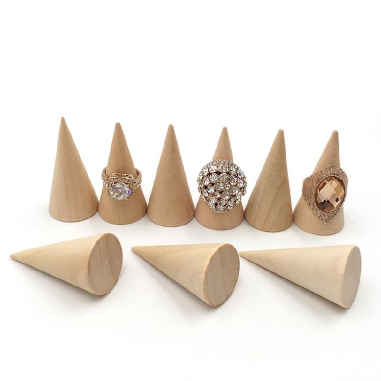 5Pcs Cone Shape Rings Holder Display Stand Finger Trinket Stand Organizer