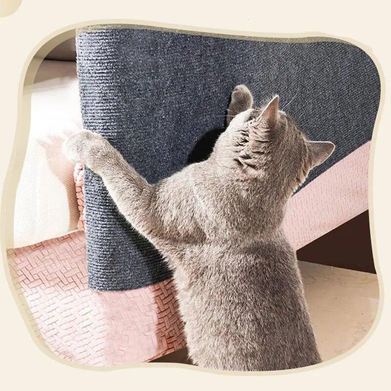 Anti Cat Scratch Sofa Pokrywa ochronna Maty do drapania kota Samoprzylepne naklejki ścienne na sofę dla kotów Szlifowanie pazurów Kotek Zabawki