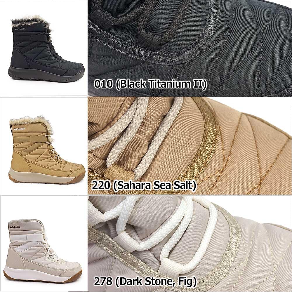 Columbia Minx Shorty IV Wide Waterproof Snow Boots and Perfect for Snow Size Size Black Titanium Women's (BK0926), Waterproof, Breathable, Warm,