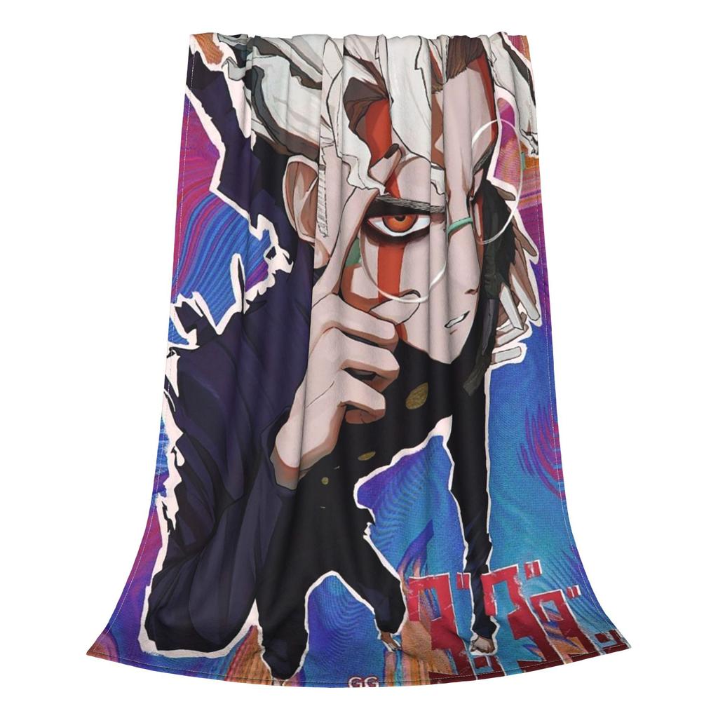 Cartoon Manga Dandadan Action Comedy Creative Blanket Fleece Sofa Throw Blanket for Couch Bedding Travel Throws Bedspread Quilt