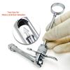 1 Piece Bendable Dental Intraligamental Syringe Stainless Steel  Cavity Injection Tool with Two Tips