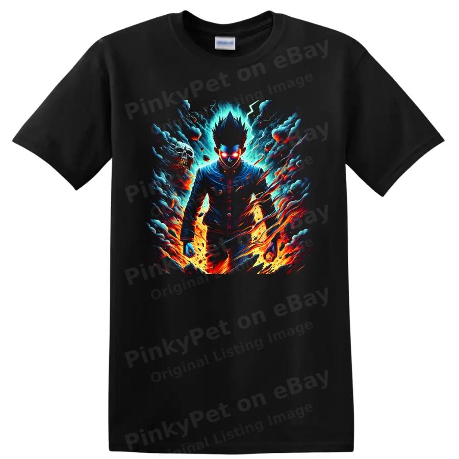 Shigeo Kageyama Mob Psycho 100 T Shirt Psychic Energy Anime Power Graphic Tee