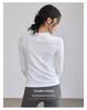 Women's Quick-Dry Sports Yoga Long-Sleeve T-Shirt - Round Neck, Versatile for Autumn/Winter Training