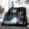 1ks Deka Resident Evil 8 Měkká Teplá Přehoz na Domov, Kancelář, Cestování Celoroční Útulné Povlečení Dárek, Kancelářský Útulný Doplněk