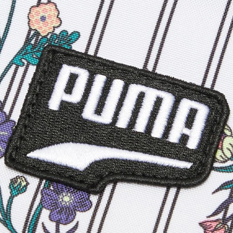 Puma Prime Time Festival Floral Print Fabric Shoulder Bag Women Shoulder Bag White 07699001