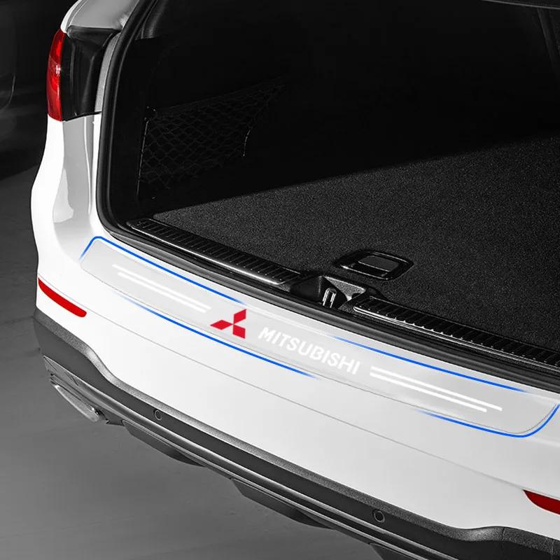 Transparent Car Trunk Badge Protective Sticker Accessories For Mitsubishi ASX Lancer L200 Pajero Sport Attrage Mirage Eclipse
