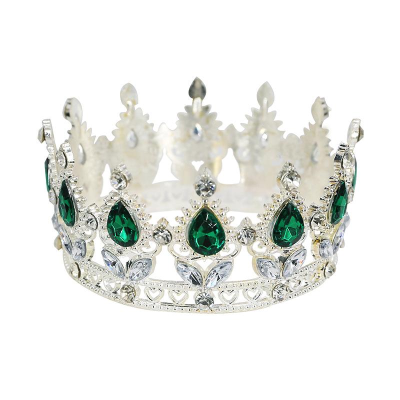 Bridal Jewelry Birthday Party Crown Flower Decoration Headdress Show Host Children's Hair Accessories Baroque