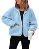 Damen Kunstfell Longline Jacke, Plüsch Teddy Mantel, Mehrfarbige Winteroberbekleidung