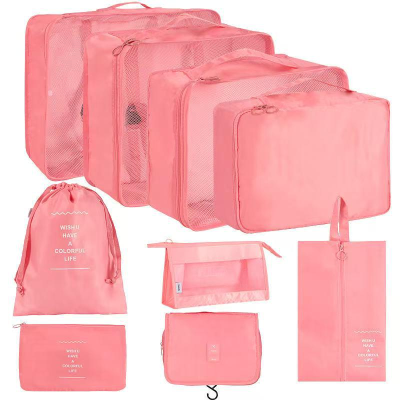 7-Piece Travel Storage Bag Set for Clothes and Underwear