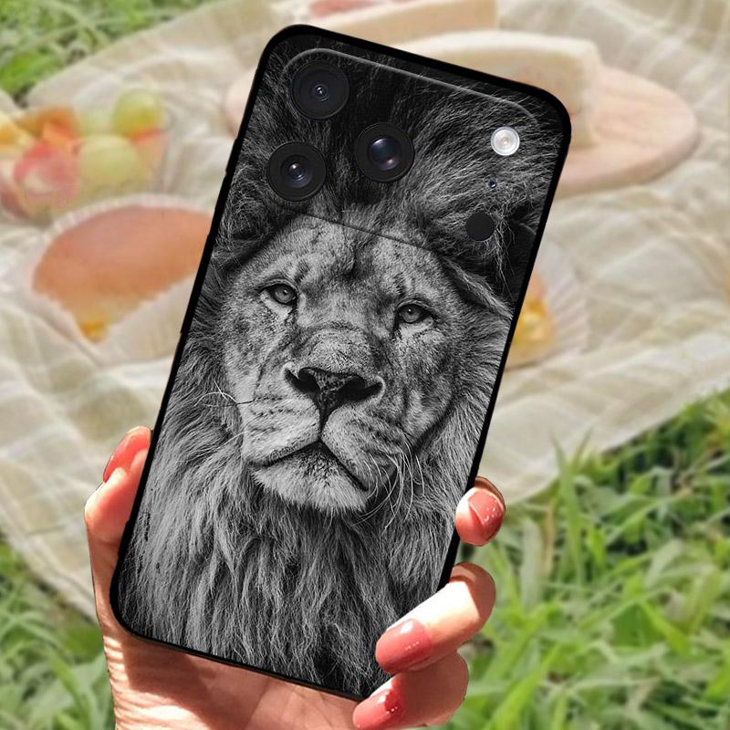 For IPhone 17 Pro 17Pro Case Luxury Wolf Lion Silicone Soft TPU Phone Cover For Apple IPhone17 Pro A3256 Cases Shockproof Coque