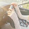 Lace Arm Cover Sun Protection Ice Cover Summer Women Driving Gloves Outdoor Breathable Elastic Half Finger Long Cover