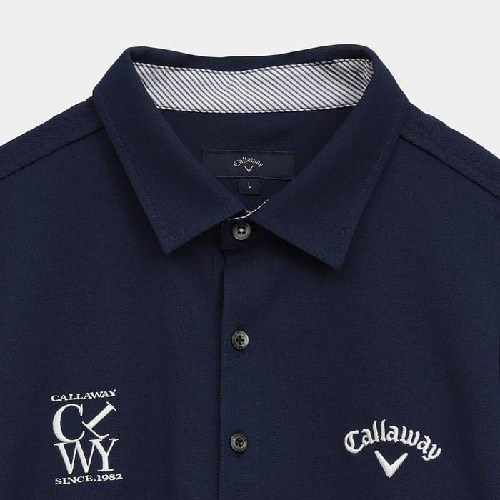 Callaway Long Sleeve Polo Shirt C25233100 Men's 3L Navy