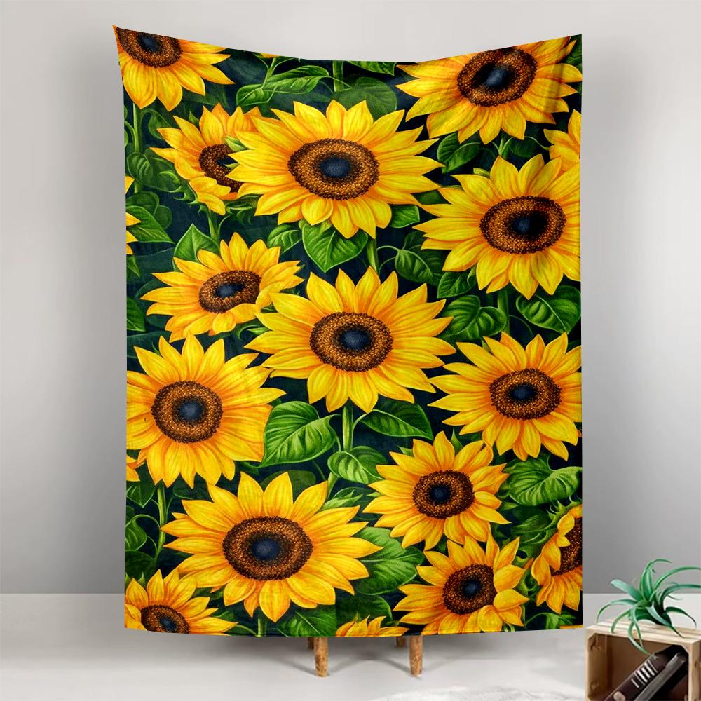 Sunflower Pattern Patterned tapestry for bedroom and living room home decor