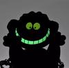 DISNEY Cheshire Cat Shoulder Bag Glow-in-the-Dark Die-Cut Black (CHESHIRE CAT) Japan NEW