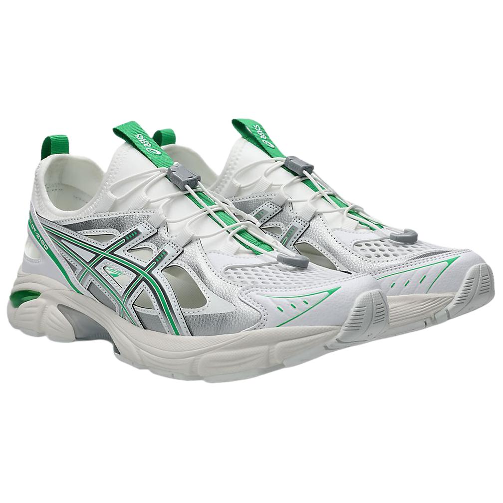 ASICS GT 2160 Lightweight Breathable Running River Trekking Shoes Unisex White Silver Green 1203A951-100