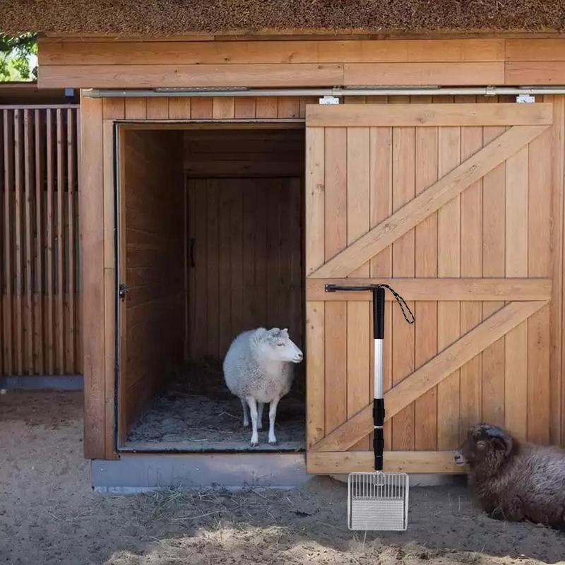 Chicken Poop Scooper Stretchable Chicken Litter Scoop Chicken Coop Cleaning Tool Chicken Coop Cleaning Shovel For Separating Poo