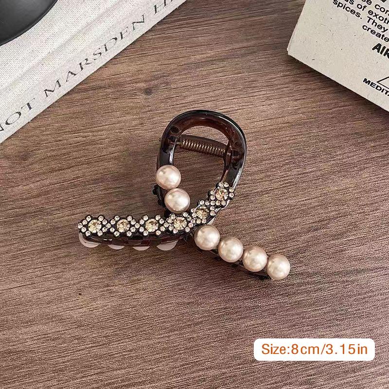Pearl  Hair Clips For Women  Shark Clip Girls Hair Accessories Jewelry