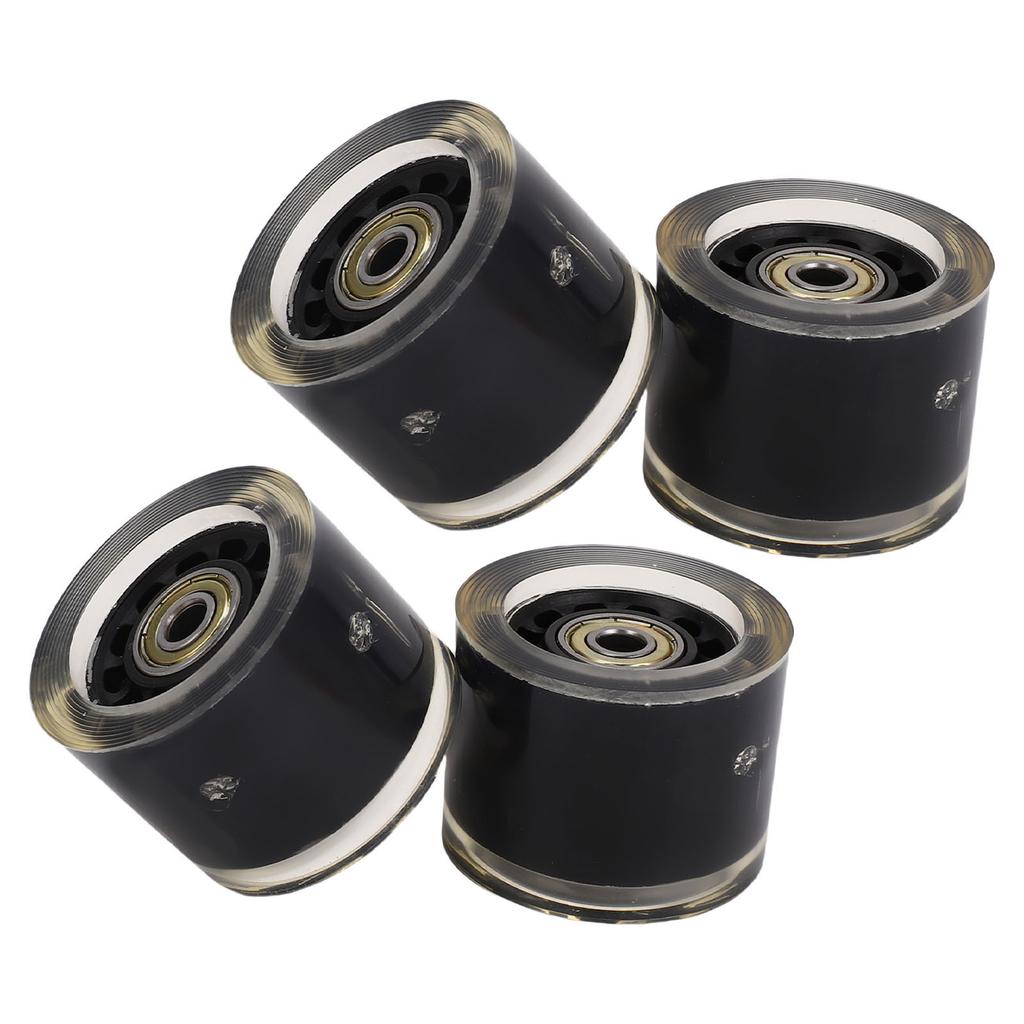 4 PCS  board Wheels and Bearings   Wheels Magnetic   Friction High   PU 55x45mm