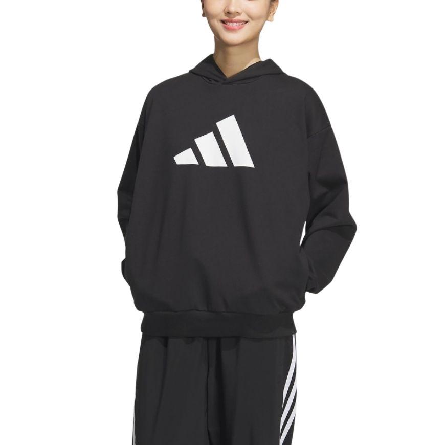 adidas Sweatshirts Unisex Black Hooded Moderate Regular JN4857