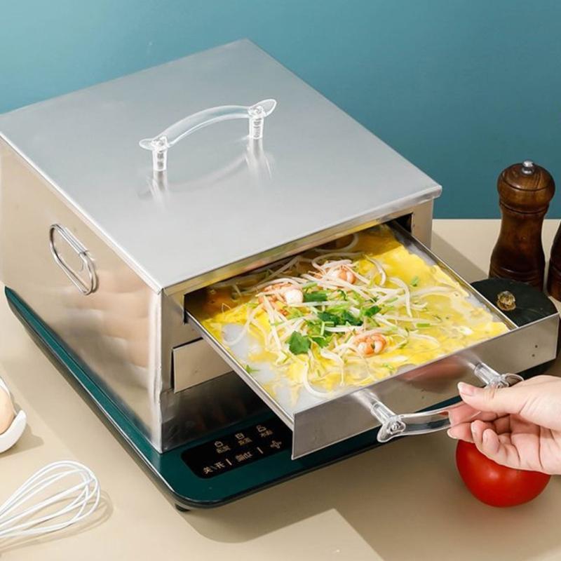 Professioneller mehrschichtiger Edelstahl-Reisnudeldämpfer für effizientes Kochen zu Hause und schnelle Frühstückszubereitung