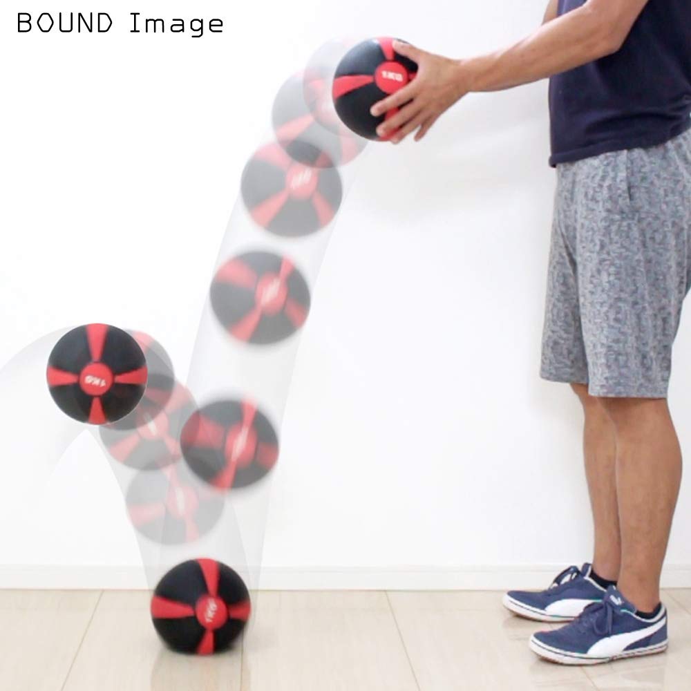 Rubber Medicine Ball, 1kg, 3kg, 5kg, Core Training (1)