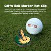 Hat Clip Funny Middle Fing       Small Hat Clip for Golfing Lov S
