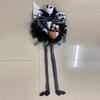 Zhongran Halloween Horror Pumpkin Wreath Door Hanging Holiday Party Horror Skull Decoration Props