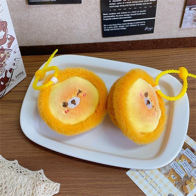 Cute Dessert Series Plush Keychain Mini Stuffed Doll Bag Charm Pendants Bag Hanging Ornament Backpack Keyring Kids Gift