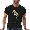 T-shirt z marabuta Casual Luźny Codzienny T-shirt