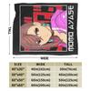 Dandadan Momo Ayase Blankets Flannel Summer Air Conditioning   Multifunction Soft Throw Blanket for Sofa Car Rug Piece