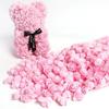 50/100/200Pcs 3.5cm Artificial Flower Foam PE Rose Heads DIY Valentine's Day Roses Wedding Candy Box Decoration Bride Accessory