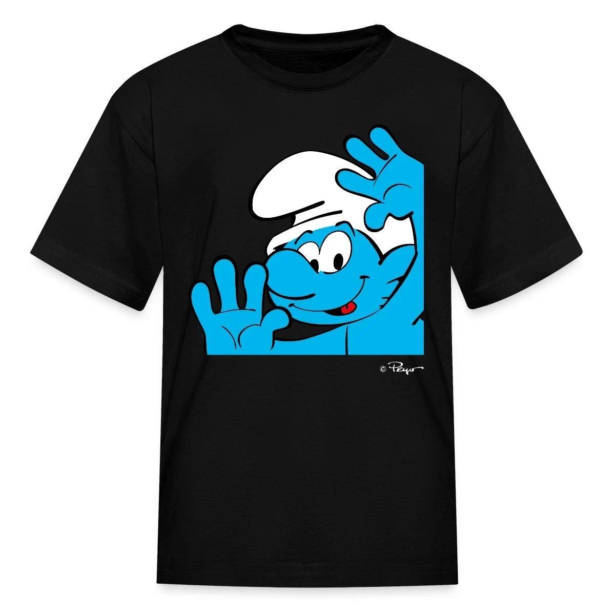 The Smurfs Cheerful Jokey Smurf Kid s T-Shirt S