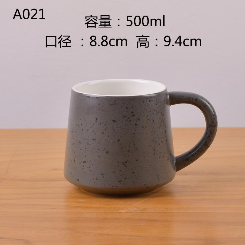 Minimalist Extra Large Ceramic Mug, Oversize Oat Milk Drinking Cup For Office Daily Use