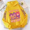 New KPop Demon Hunter Cartoon Girls Hoodies Children's Korean Wave Print Fashion Casual Tops Casual Girls Clothing Warm