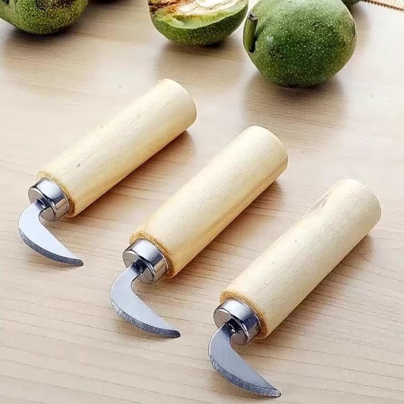 

ZISIZ Green Walnut Peeler Set