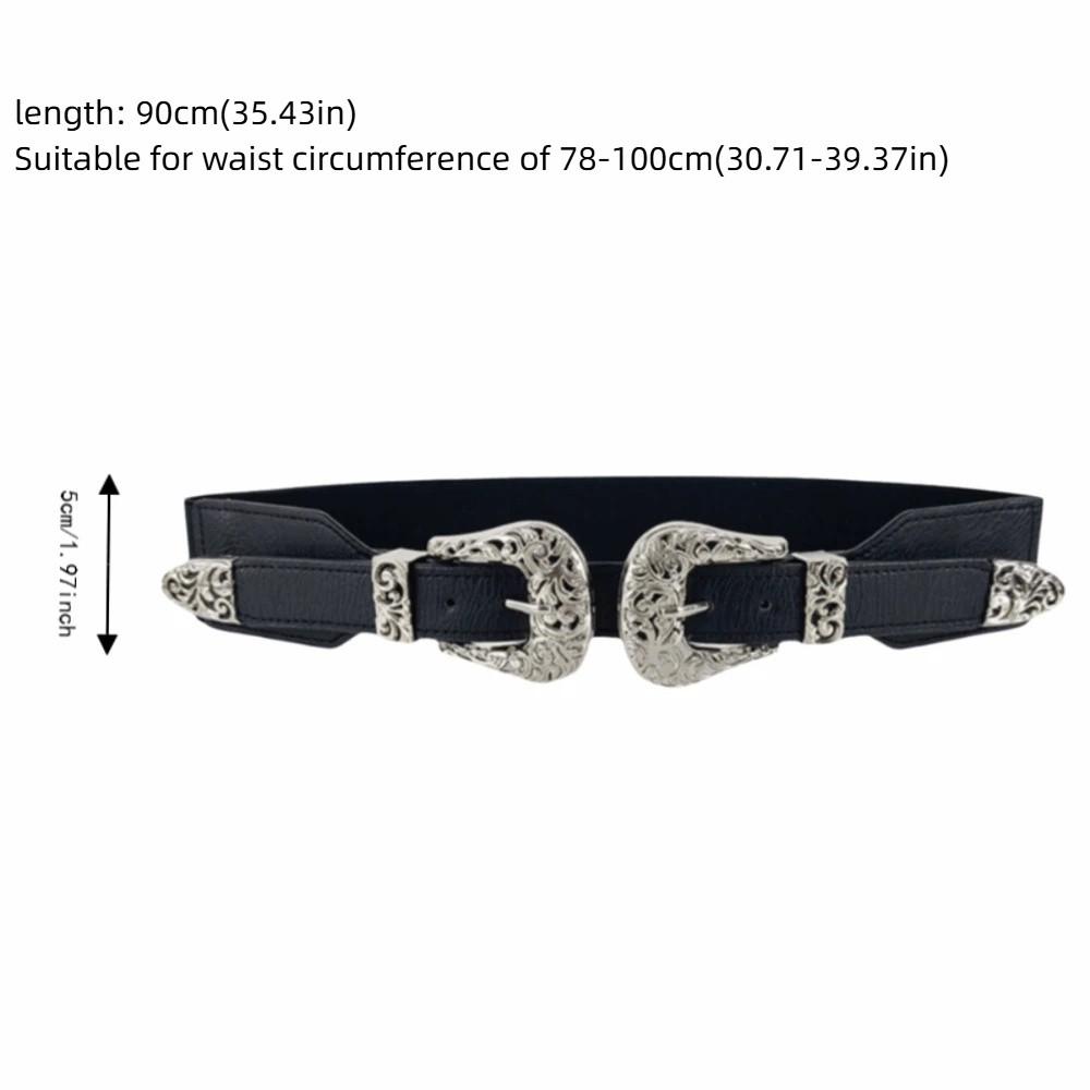 Adjustable Waist Cincher Wide Elastic Waist Belt Fashion Waist Belt Adult