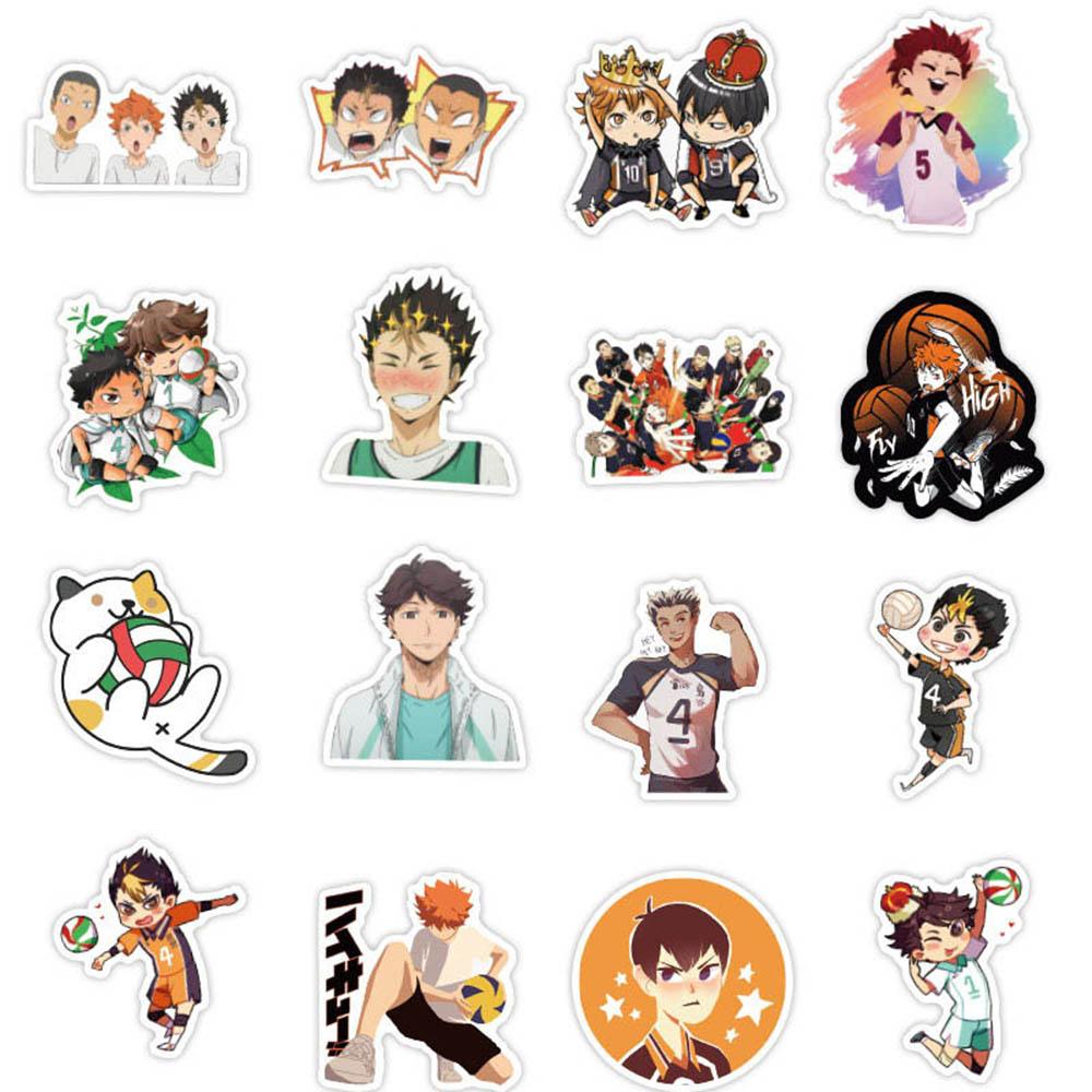 buy 25pcs japanese anime haikyuu stickers for motocycle skateboard bicycle guitar album laptop pvc waterproof sticker at affordable prices free shipping real reviews with photos joom