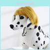 Stylish Gold Dog Wig For Pets Versatile Hip Hop Cat Headpiece Perfect For Christmas Parties