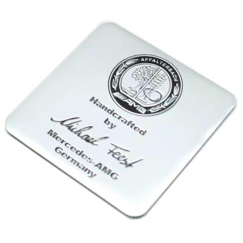 Mercedes Benz Series Aluminum Badge Car Body Stickers Decals For Mercedes Benz AMG W203 W206 W220 W205 W211 W212 W201 W168 W108 OS5