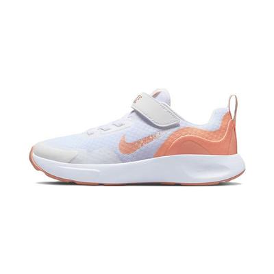 Wearallday SE Slip Resistant Shock Absorbing Durable Low Top Kids Running Shoes Kids Running Shoes White Orange DO9378-100