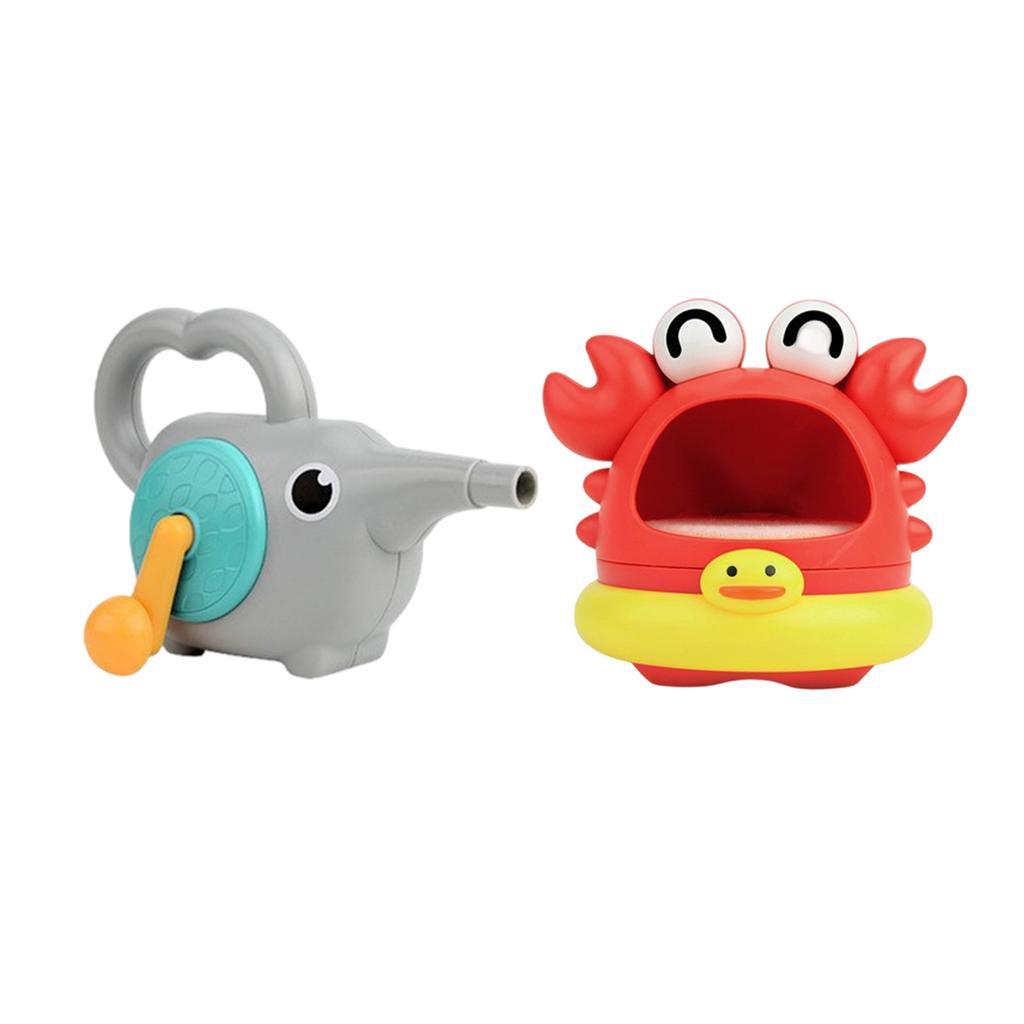 Bubble Blower Small Animal Bathroom Bath Toy Children's Outdoor Play Crab Bubble Blowing Machine
