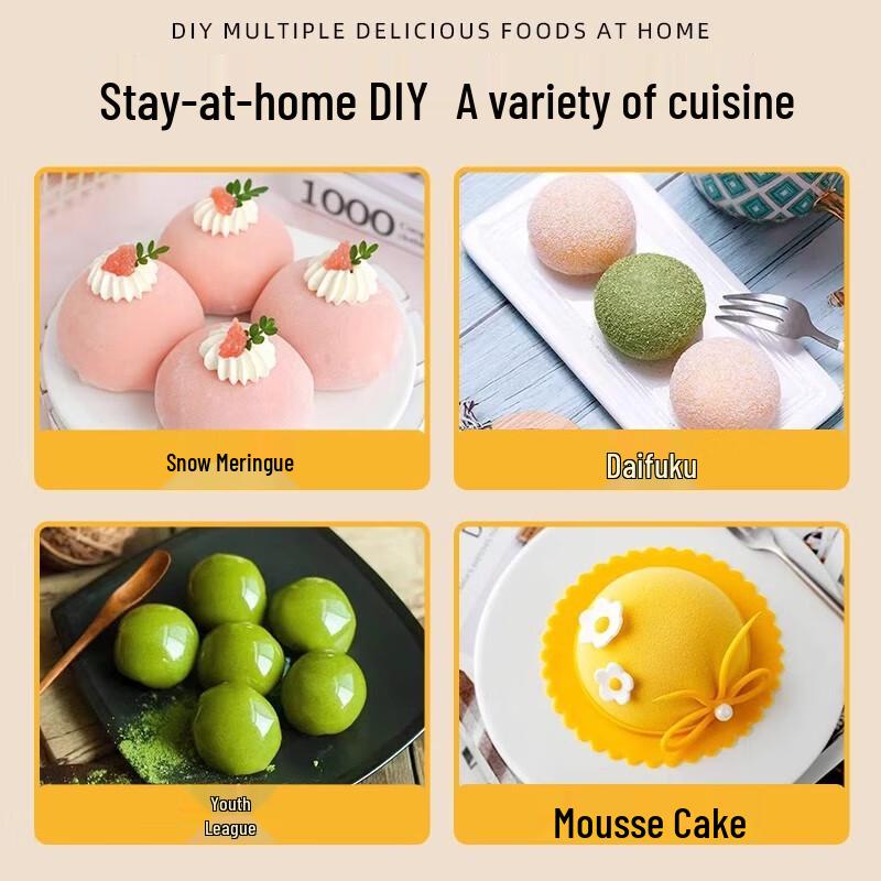 Semi-Circular Dessert Molds