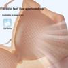 Women's Seamless Foundation Lingerie with Glitter Straps and Cool Ice Skin Feel, Beautiful Back Design, Integrated Cup Bra