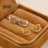Casual Lapel Pins Alloy Glasses Brooch for Men Women, Eyeglasses Shape Versatile Outfits Accessory Pin, Decorative Suits Shirts Sweaters Collar Pin