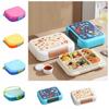 900/1300ML Divides Lunch Box Reusable Lunch Container Portable Outdoor Picnic Box  Tableware