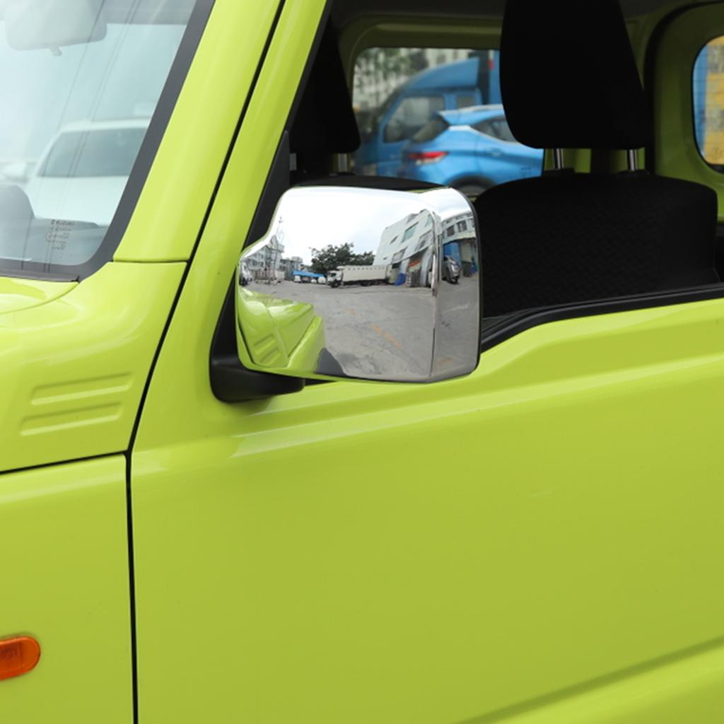 Carbon Fiber ABS Exterior Rearview Mirror Cover Fit For Suzuki Jimny 2019-2020